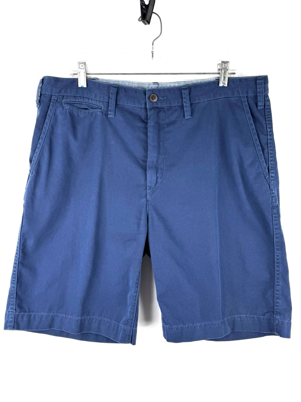 Polo by Ralph Lauren Blue Flat-Front Chino Shorts